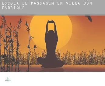 Escola de massagem em  Villa de Don Fadrique