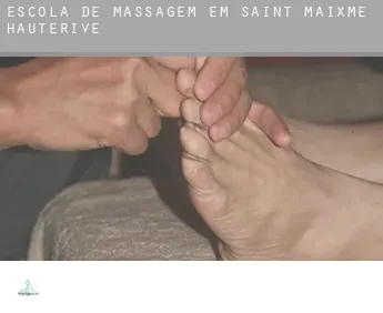 Escola de massagem em  Saint-Maixme-Hauterive